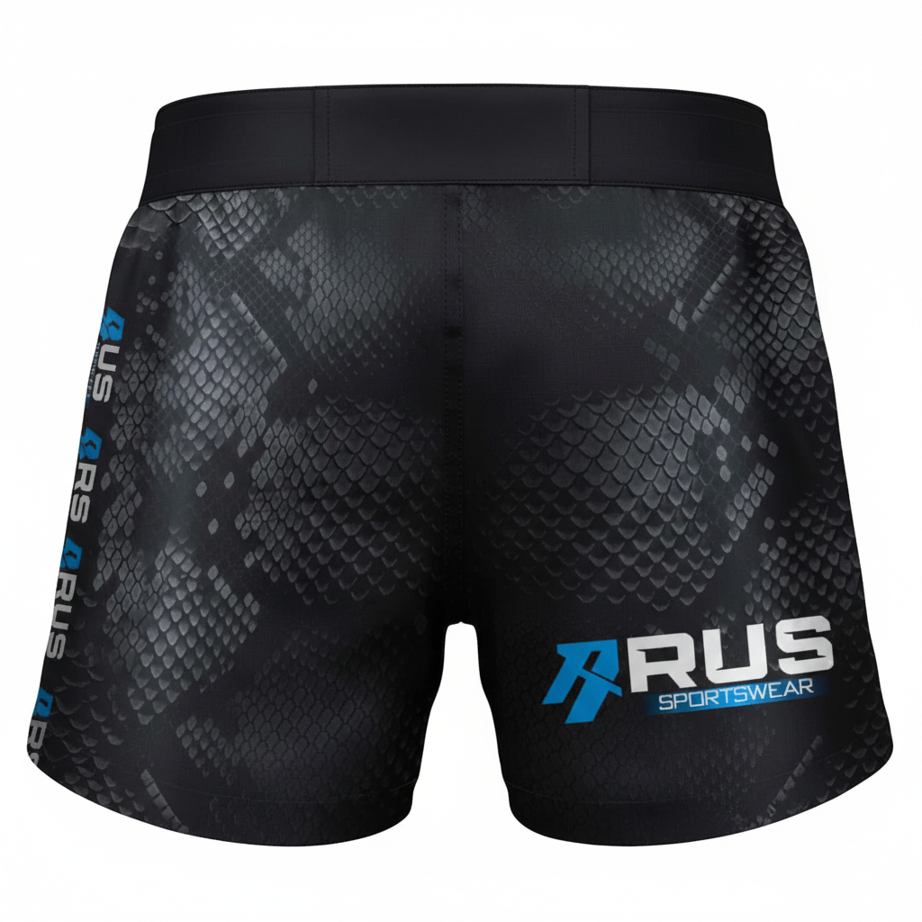Gemini_Generated_Image_2ewbd22ewbd22ewb Fightshorts Fusion Black Mamba - Image 1