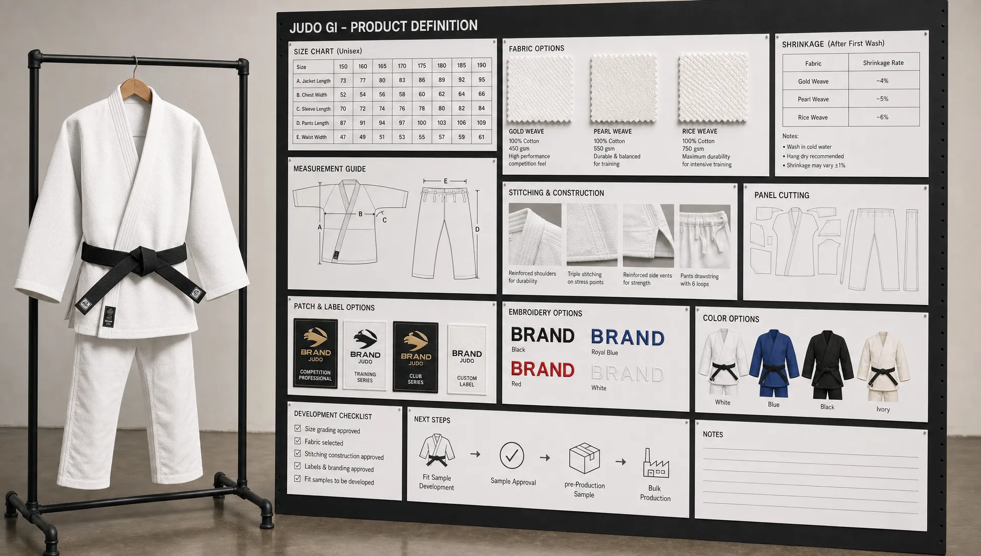 Private Label Judo Gi Manufacturer Checklist - Main Image
